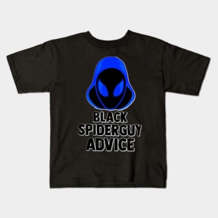 Black Spider Guy Advice Kids T-Shirt